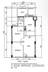 Blk 129 Bukit Merah View (Bukit Merah), HDB 3 Rooms #625113301